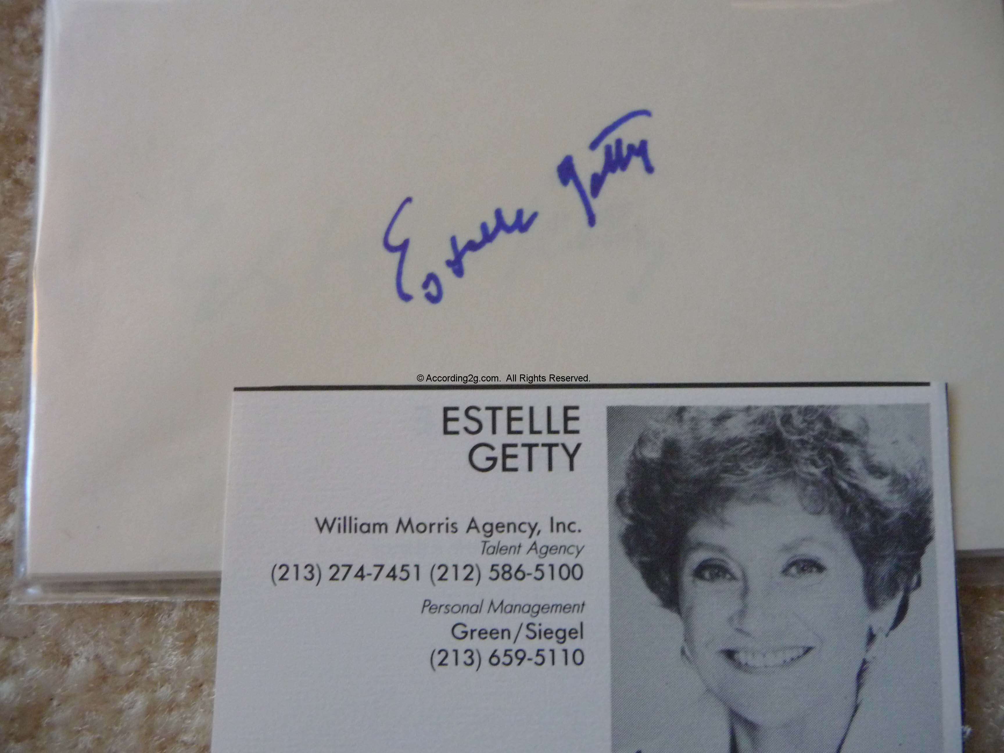 estelle-getty-family