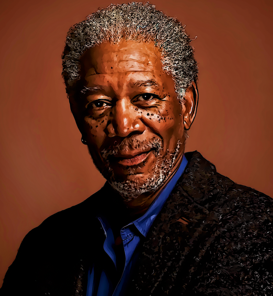 morgan-freeman-family