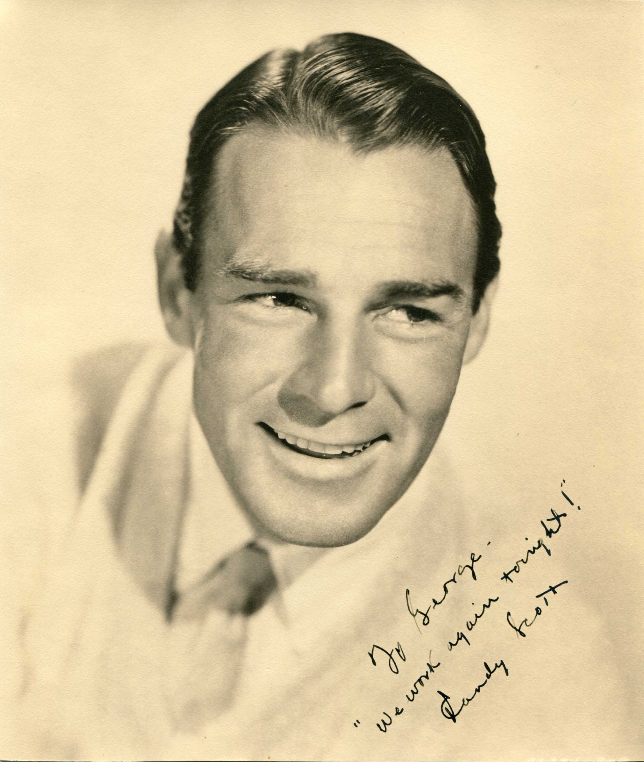 More Pictures Of Randolph Scott. 